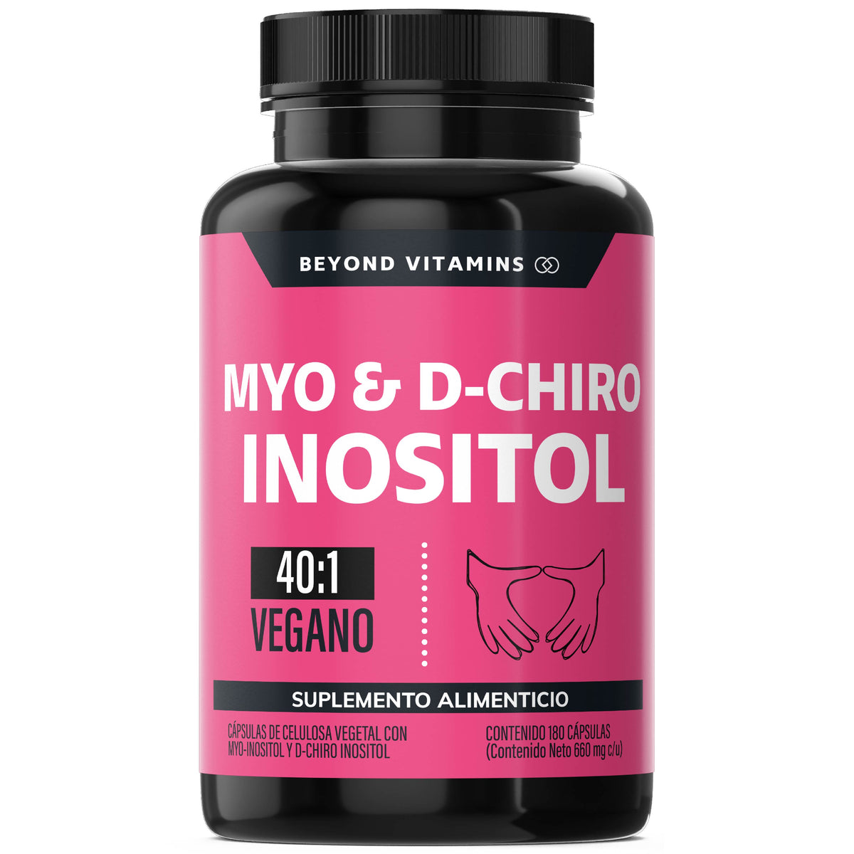 Beyond Vitamins Myo and D-Chiro Inositol 40:1 - 180 Capsules
