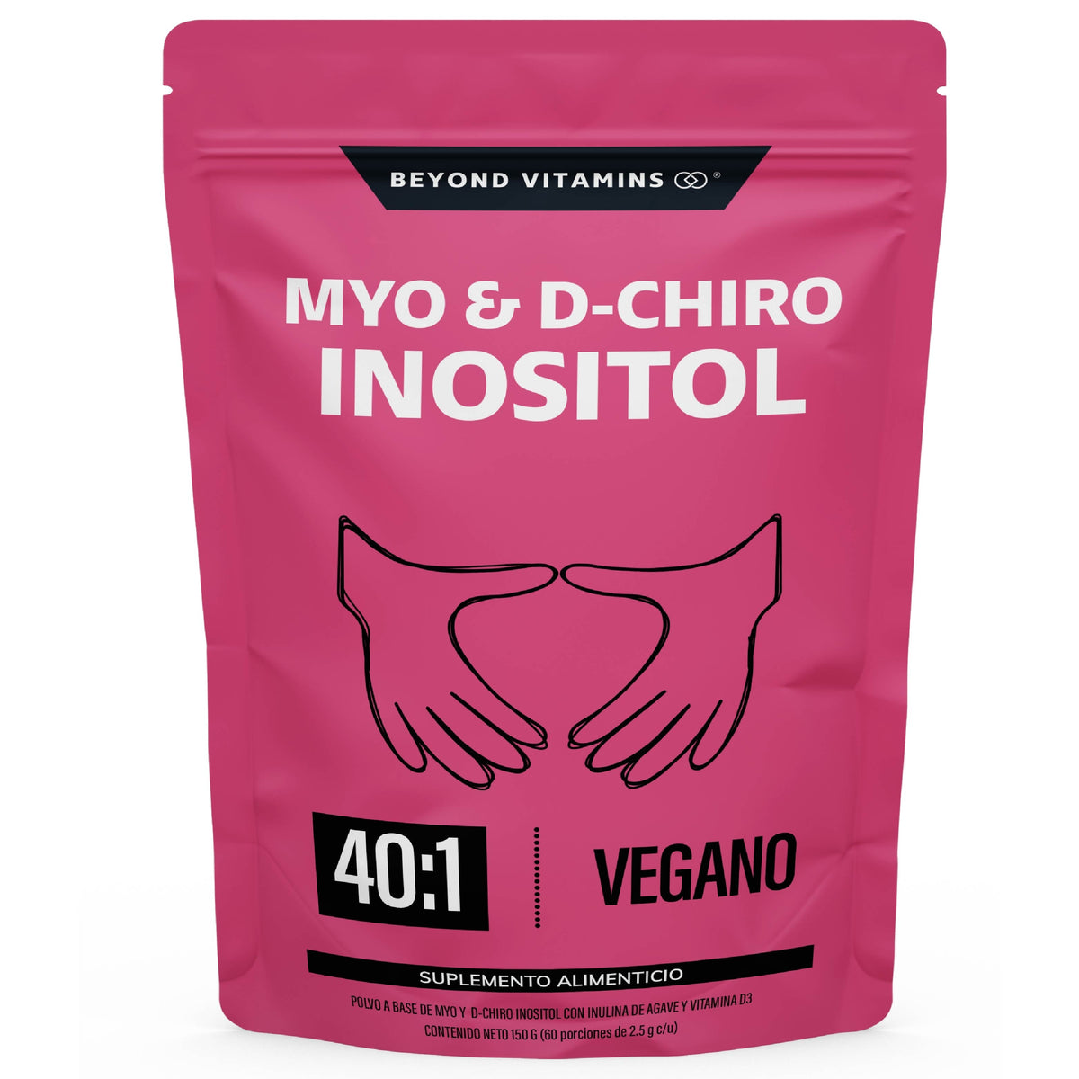 Beyond Vitamins Myo and D-Chiro Inositol 40:1 - 150 g Powder